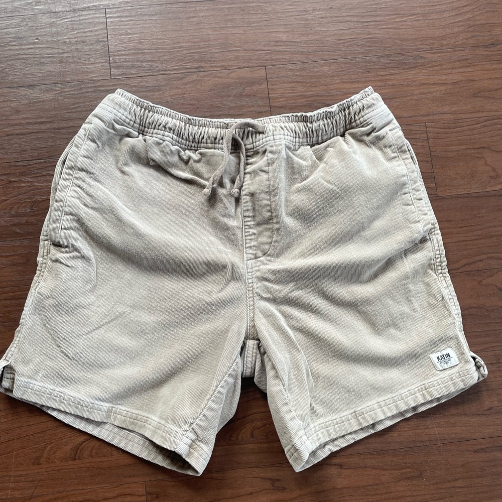 Katin Men's Drawstring Athletic Shorts - Light Taupe